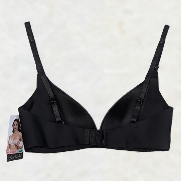 Prima Valentina Intimates Convertible Nursing Bra with Underwire, Black 34B - Picture 3 of 10